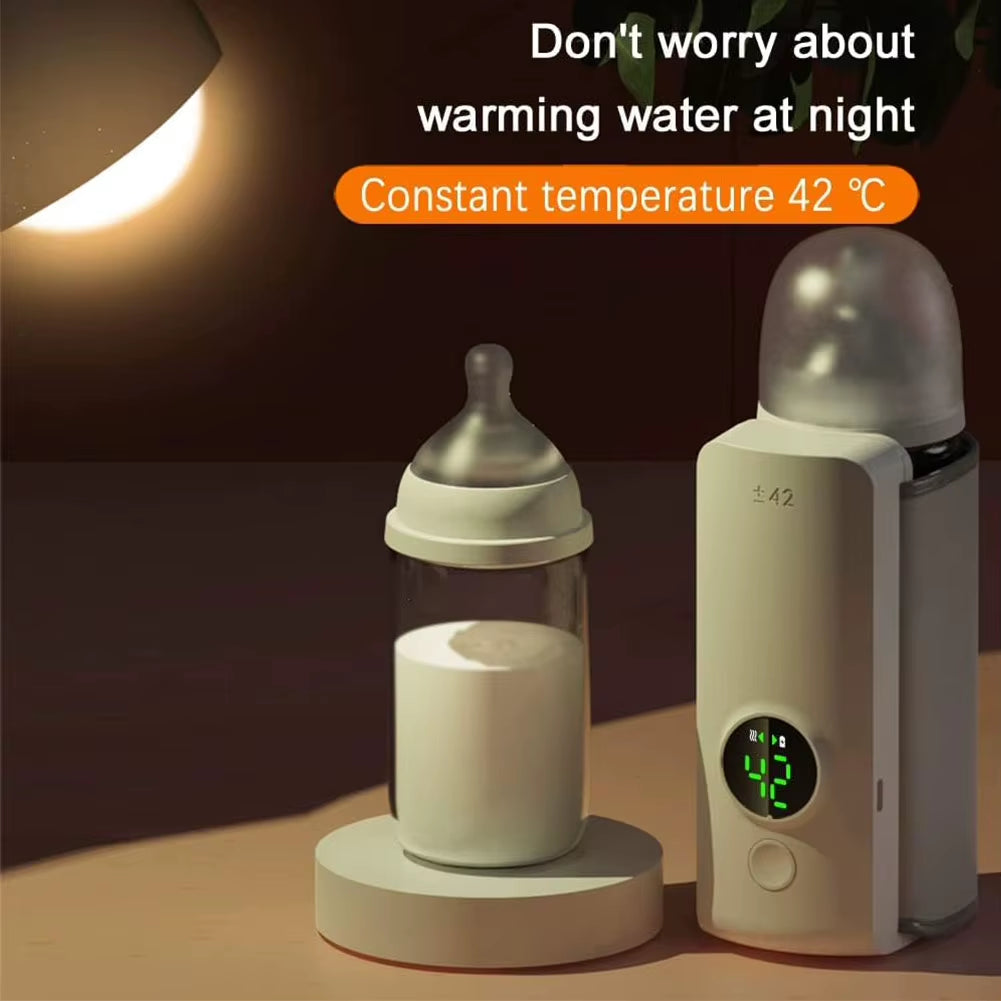 Cordless Milk Warmer with Temperature Control for Convenient Baby Feeding on the Go