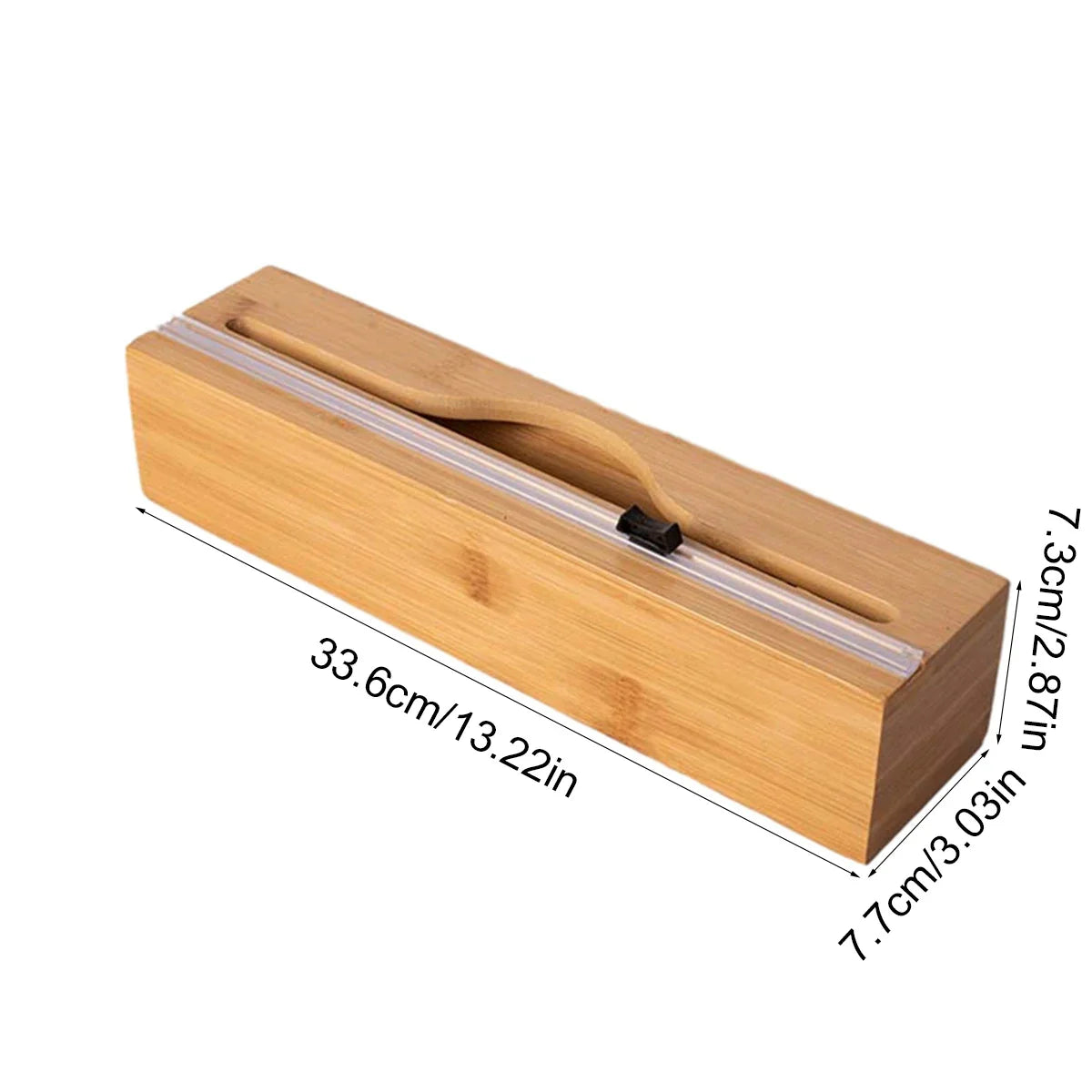 Wrapneat 3 in 1, 2In 1, 4 in 1, and 1 in 1, Wrap Organizer with Cutter and Labels, Plastic Wrap, Aluminum Foil and Wax Bamboo Dispenser for Kitchen Storage Organization Holder for 12" Roll