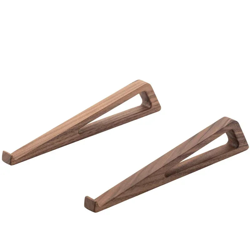 Laptop Stand, Wooden Vertical Laptop Stand for Desk, Bamboo Laptop Stand Compatible with Macbook Air Pro/Dell Xps/Surface Pro/Hp/Pixelbook/Lenovo,
