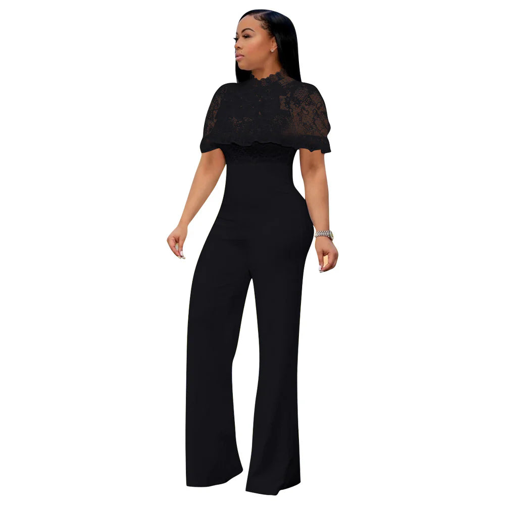 Elegant Chic High Waist Solid Tone Romper