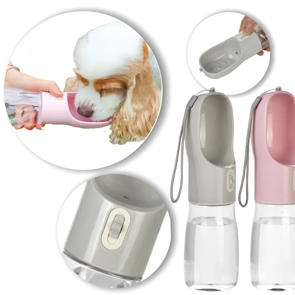 Opal&co Portable Dog Water Bottle for Small Large Dogs,Cat Leakproof Travel Drinking Bowl Pet Outdoor Water Dispenser