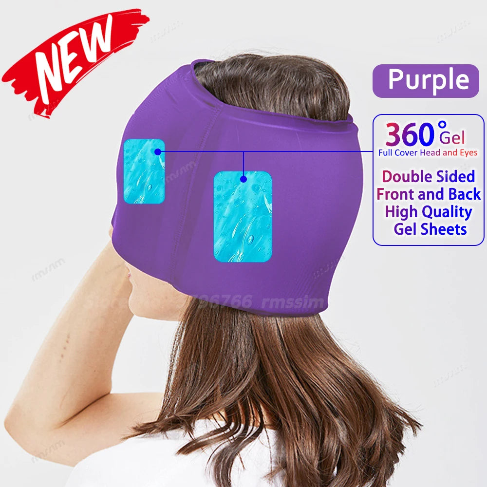 Opal & co Gel Ice Headache Migraine Relief Hat