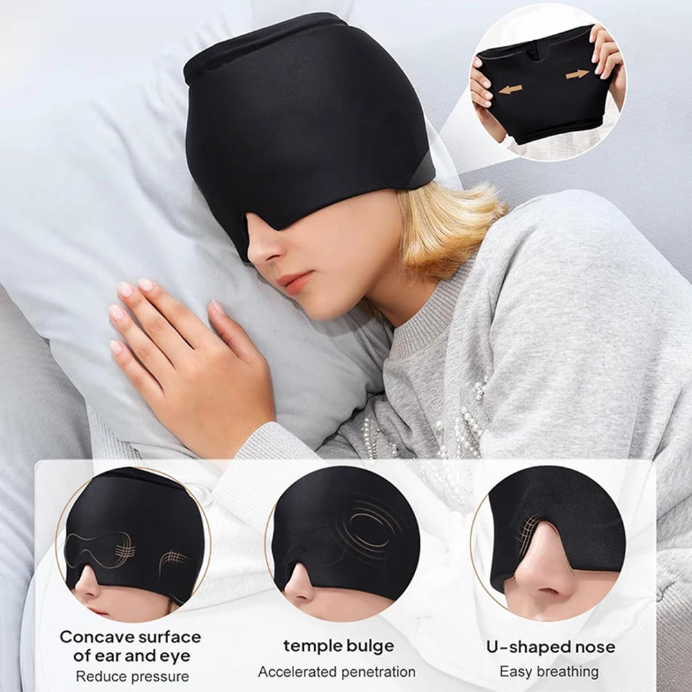 Opal & co Gel Ice Headache Migraine Relief Hat