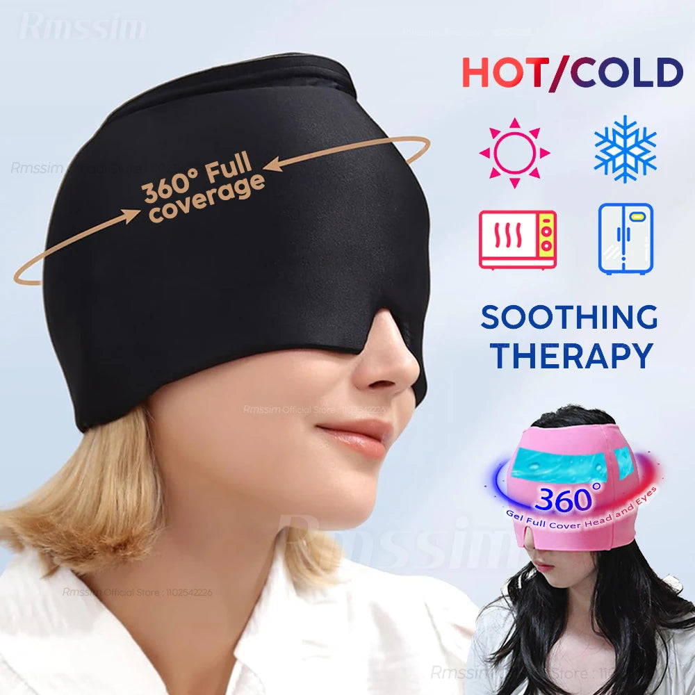 Opal & co Gel Ice Headache Migraine Relief Hat