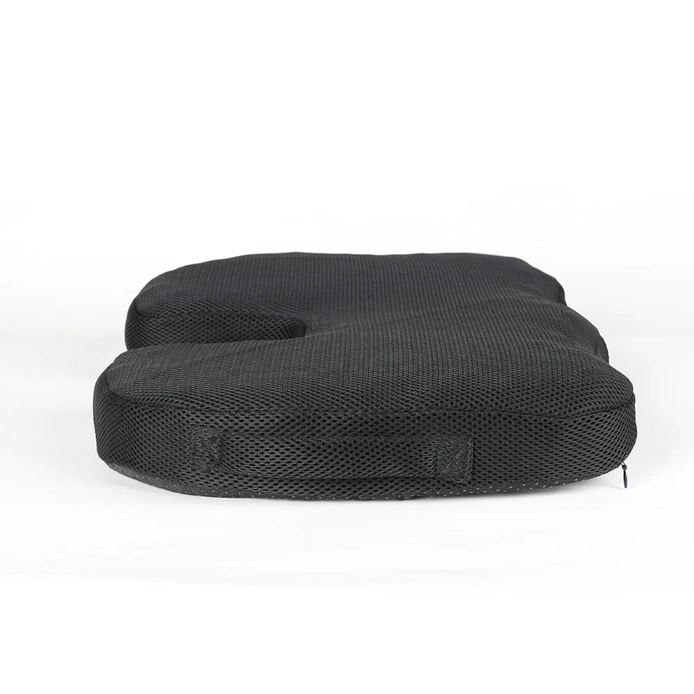 Comfortable breathable seat cushion, U-shaped design wave sponge massage cushion can relieve buttock pressure/coccyx pain
