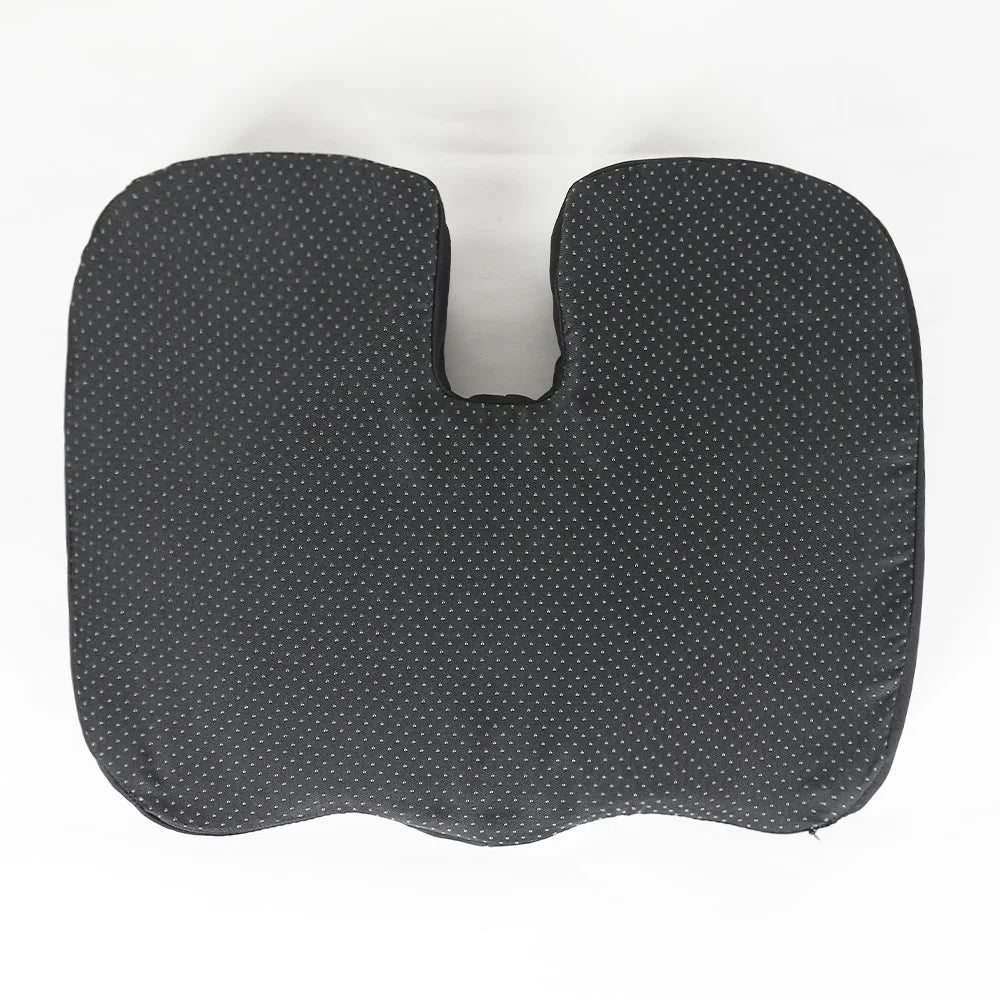 Comfortable breathable seat cushion, U-shaped design wave sponge massage cushion can relieve buttock pressure/coccyx pain