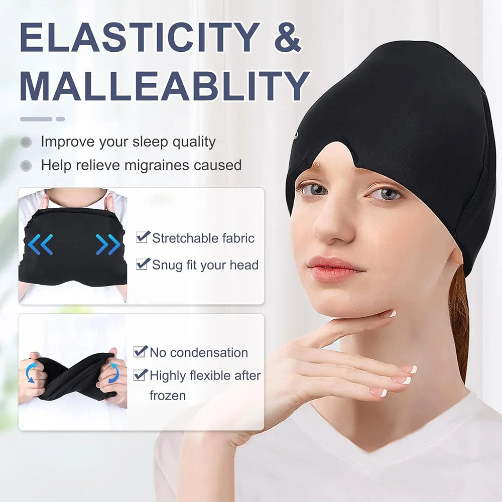 Opal & co Gel Ice Headache Migraine Relief Hat