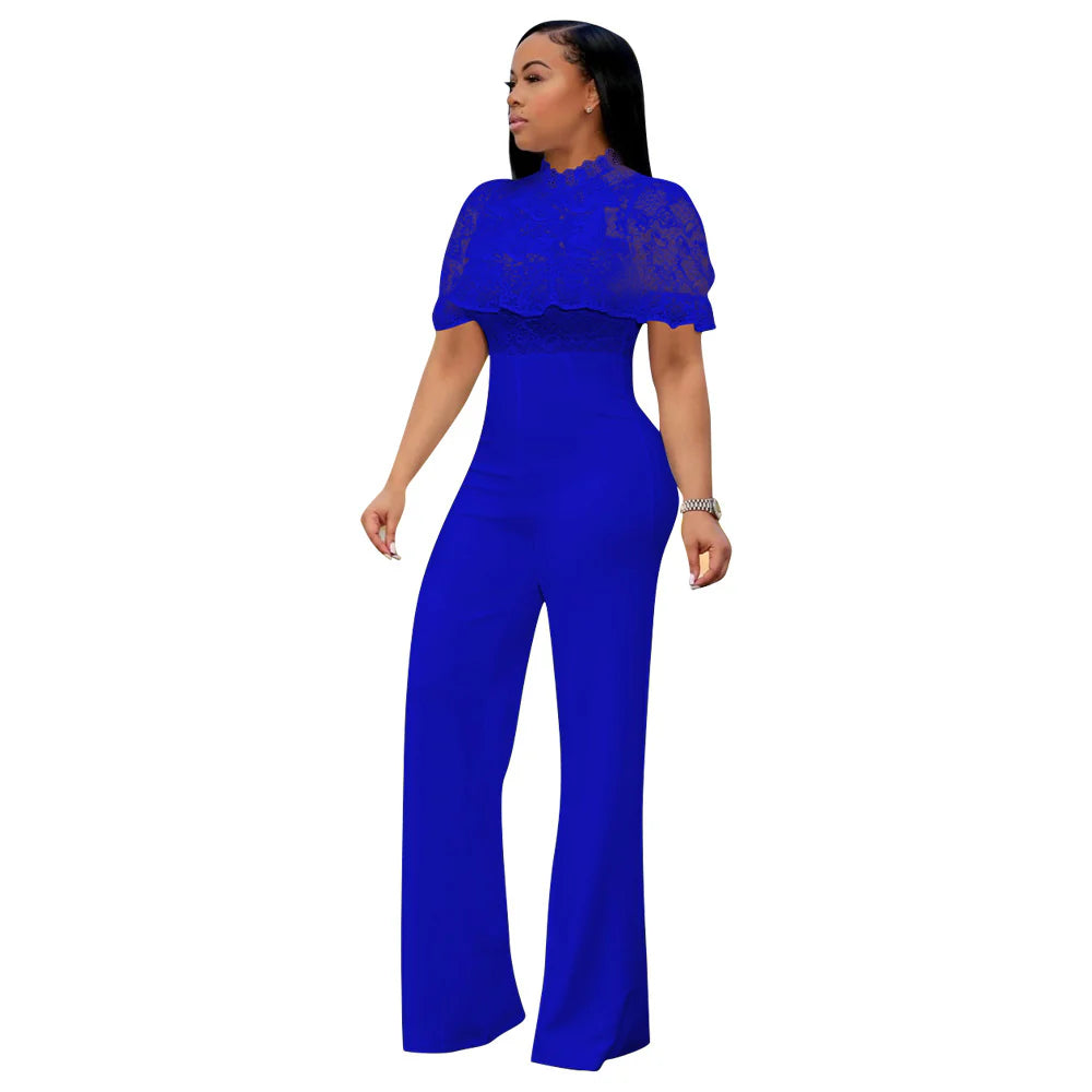 Elegant Chic High Waist Solid Tone Romper